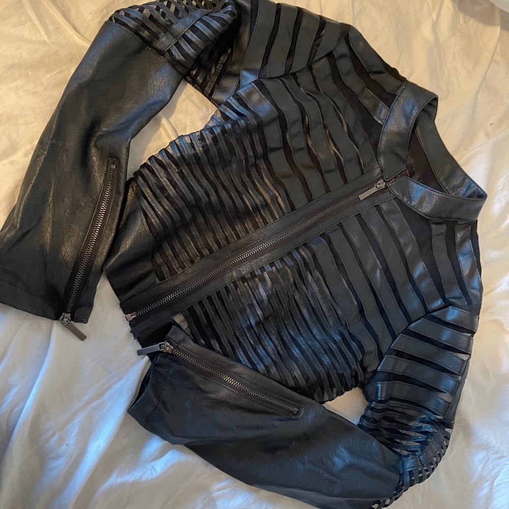 Leather jacket